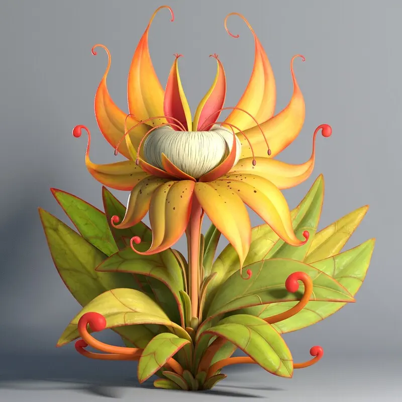 Feline Flora — Characters work by Jose Fernández