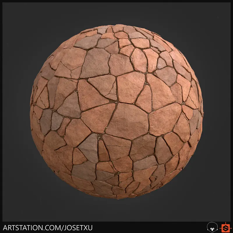 Stone Floor Material — Materials work by Jose Fernández