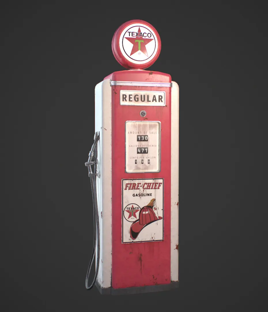 Gas Pump — Set & Props work by Jose Fernández